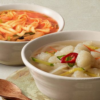 [오늘출발] [강원도미식] 강원도 감자옹심이 3팩 + 얼큰장칼국수 2팩