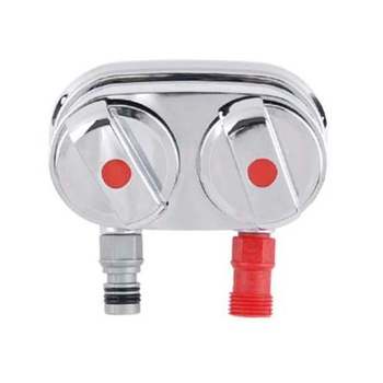 수전 세탁기 전용 2구형 수도꼭지 온수-WD41618