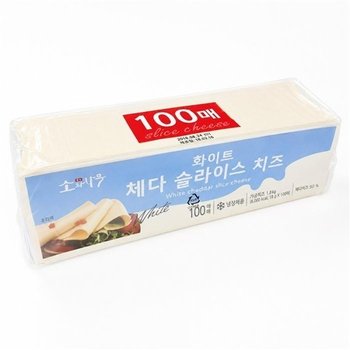동원 소와나무 화이트 체다 슬라이스 치즈 18g x 100매