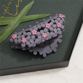 [엔젤슈슈] 데이지 플라워 큐빅 집게핀 올림머리 핀 (S8391957)