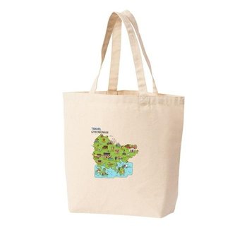 [RGO30S5U]에코백 경남 여행지도 TRAVEL MAP 관광 TOUR