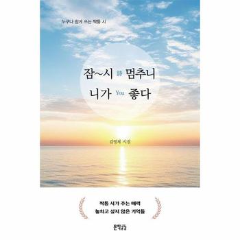 잠시 멈추니 니가 좋다 - 누구나 쉽게 쓰는 짝퉁 시