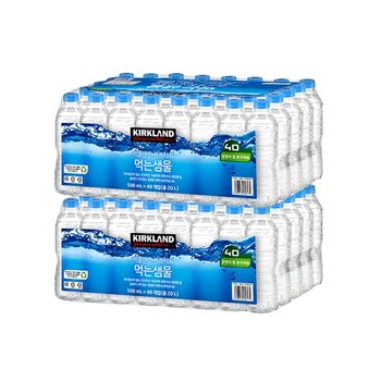 커클랜드 시그니춰 먹는샘물 500mL X 80병