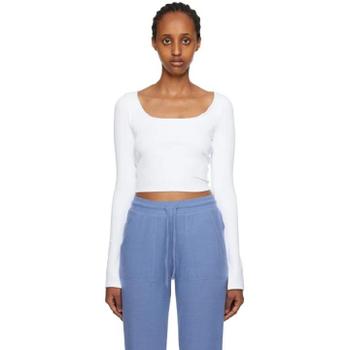 알로 요가 화이트 쇼 스토퍼 탑 W3690R TP872408431