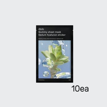 아비브 껌딱지 시트마스크 콜라겐 히알루론 스티커 10매