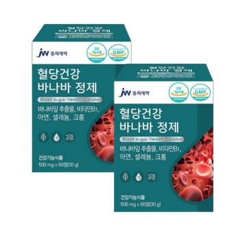 중외제약 혈당건강 바나바 정제 500mg x 60정 2개/SJ (S12440532)