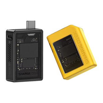 [해외] SHARGE DISK 샤지 디스크 M2 NVMe 2230 SSD 인클로저 SSD 미포함 그레이/옐로우