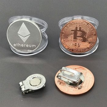 비트 이더리움 볼마커 실물 자석클립 이더리움 암호화폐