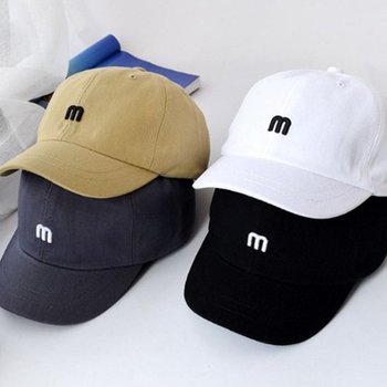 야구모자 카페알바 군인 반삭 짧은머리 알파벳 숏챙모자