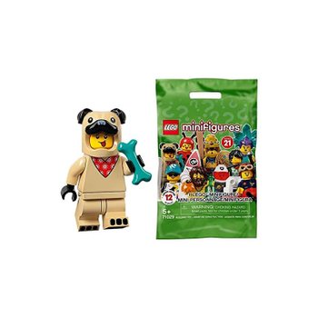 [해외] 레고(LEGO) 미니피규어 시리즈21 퍼그 코스튬맨 Pug Costume Guy 【71029-5】