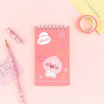 카카오 리틀프렌즈 러블리 PP커버 스프링수첩 어피치