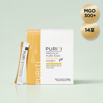 퓨리티 뉴질랜드 마누카꿀 UMF10+ MGO300 스틱 10g 14포