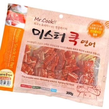연어 TI74GK19 스테이크칩 300g 간식 훈련 보상