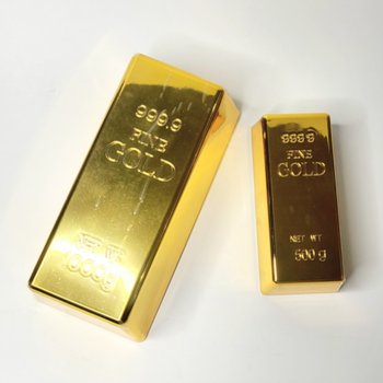 골드바 금괴 GOLD 황금 순금 순금바 모형 피규어 행운 재물복 인테리어 방송 소품 데코 장식