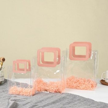 투명 PVC 손잡이 쇼핑백 구디백 3color 가성비 생활용품 아이디어상