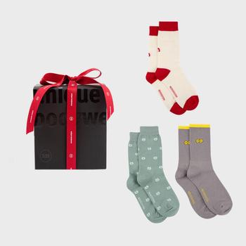 아트박스/레드싹수 [선물박스증정] 2켤레 fasion socks