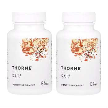 [해외] 쏜리서치 SAT 밀크씨슬 (실리마린,아티쵸크,커큐민 복합체) 60캡슐 X 2통