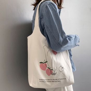 휘뚜루마뚜루 YJ37BX55 캔버스 에코백 프린팅에코백 여자가방