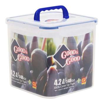 정사각 밀폐용기 4.2L(핸디형) 1개 김치통 냉장고밀