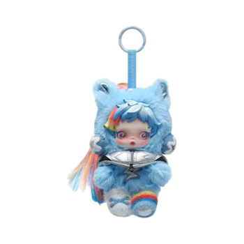 [해외] Pop Mart Skullpanda x My Little Pony Series Plush Doll Pendant Rainbow Dash (Opened Case)