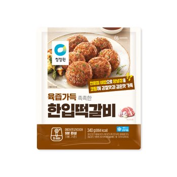 [신세계백화점]청정원 한입떡갈비 340g*3개(냉동)