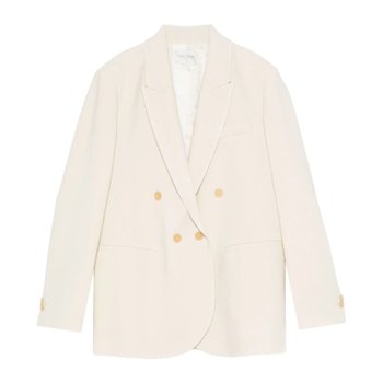 [해외배송] 포르테포르테 울 비스코스 트윌 더블브레스트 블레이저 14048 F48A0 F48A 0