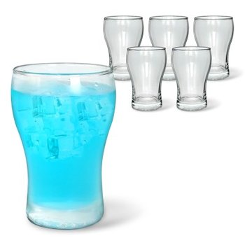 다이아글라스 콜라 텀블러 중 285ml 유리컵 6P 세트