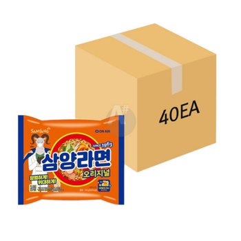 삼양라면 오리지널 봉지라면 라면 40개 1박스