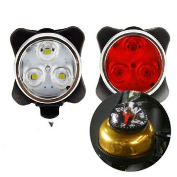 라이딩 자전거 LED 안전등 4가지모드 충전식 후미등 자전거안전등 휴대용안전등 자전거라이트