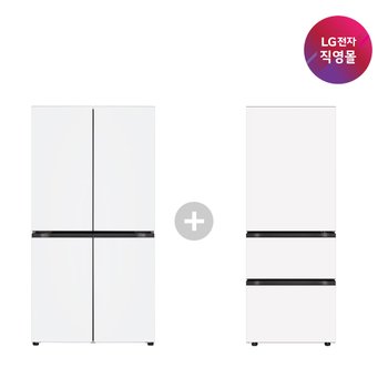 [LG전자 직영] LG 디오스 세트상품 T876MQQ012+Z330MQQF11 (냉장고+김치냉장고)