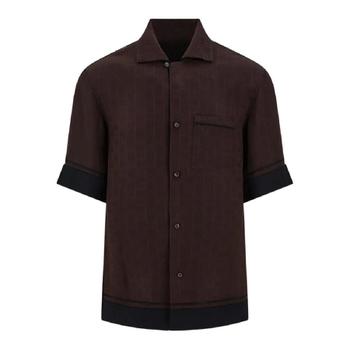 25 FW 페라가모 모노그램 반소매 셔츠 783696 TP439213963