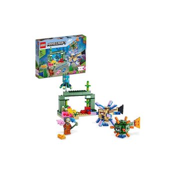 [해외] 레고(LEGO) 마인크래프트 가디언 전투 21180 블록 장난감 선물 TV 게임 남아 여아 8세 이상