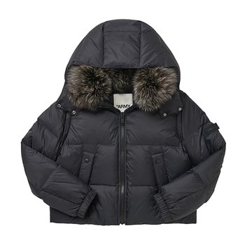 [신세계백화점]이브살로몬 24W24WFV02955DORD C99 ARMY 아미 폭스 퍼 트리밍 여성 패딩