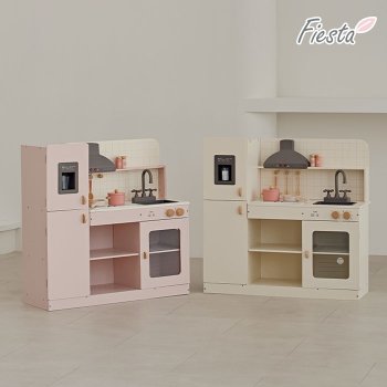 피에스타 우드 주방놀이 비스트로 2종+해산물 자르기 박스 7종 증정