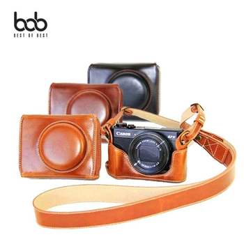 bob PS78NT54 캐논 G7X Mark2 디카 가죽케이스 스트랩 크로스백