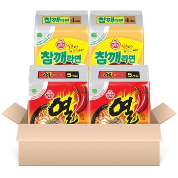 열려라참깨라면세트 총 18봉  열라면10+참깨8    봉지라면_P360312495