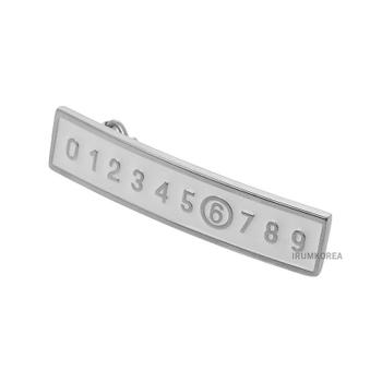 [MM6SS25 여성 넘버링 로고 헤어클립 SM6TW0011 P7211 961