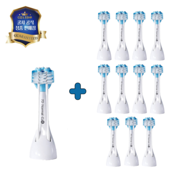[쿨샤 리필모 7D] 쿨샤 리필모 7D 고급형 성인용 전동칫솔 브러쉬 12개입