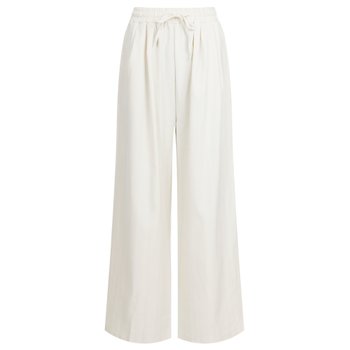 [샵앤] 여성 허리밴딩 스트라이프 루즈핏 와이드 줄 팬츠 NTT-WPT-21158-베이지