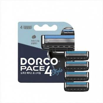 도루코 FRA5040 페이스포플러스 4중 면도날 4입 면도날 면도기 면도