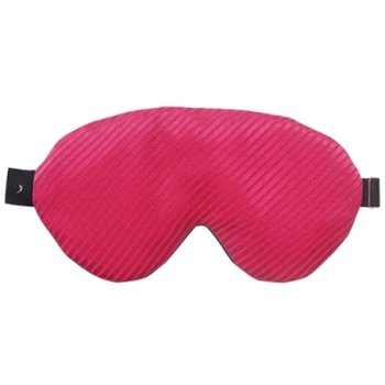 hot pink silk sleep mask