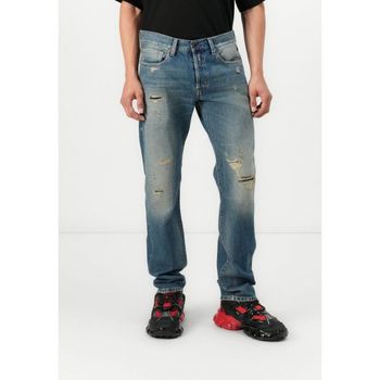 Replay 리플레이 데릭 팬츠 로열 이글 - 스트레이트 레그 진 미디엄 블루 6951239