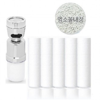 닥터피엘 HNC874C3 염소볼내장 주방 코브라형호환필터 5개