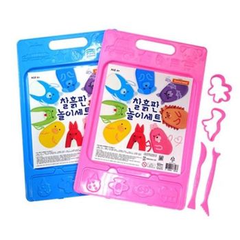 어린이 TG17RQ14 점토 놀이판 만들기 교구 집콕 미술 놀이 색상 무작위