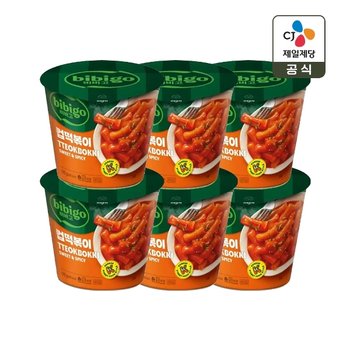 비비고 오리지널 컵떡볶이 110g x6개