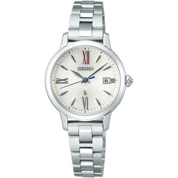 [해외] 세이코 루키아 시계 여성 루시아 그로우 컬렉션 스테인리스 모델 오프 화이트 110주년 판 팔찌형