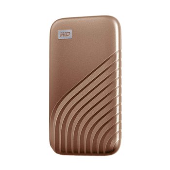 [해외] WD SSD 2TB USB3.2 Gen2 Type-c My Passport SSD 1050 MBs WDBAGF0020BGD-WESN 휴대용 골드 최대