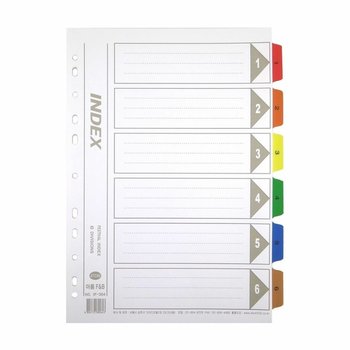 아톰 인덱스 6분류 종이 IF304 10개입 (WD43176)