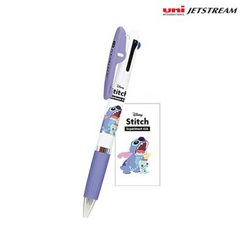 디즈니 제트스트림 3색 캐릭터 볼펜 스티치 626 0.5mm