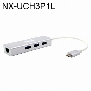 고품질 넥시 USB-C타입 멀티허브(USB3.0 3포트 기가랜 무전원 (WFIBZ1D)